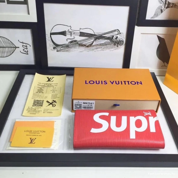 FS CHEAP Vuitton Louis wallet Supreme 0804